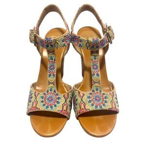 Gianni Bini Multicolor Platform Sandals